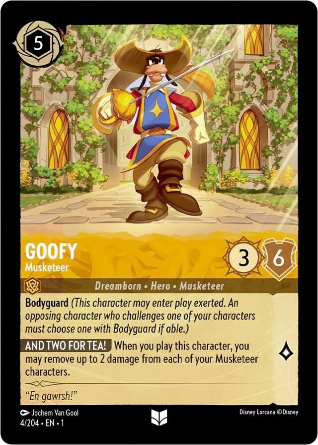 Goofy, Musketeer 4/204 (The First Chapter)
