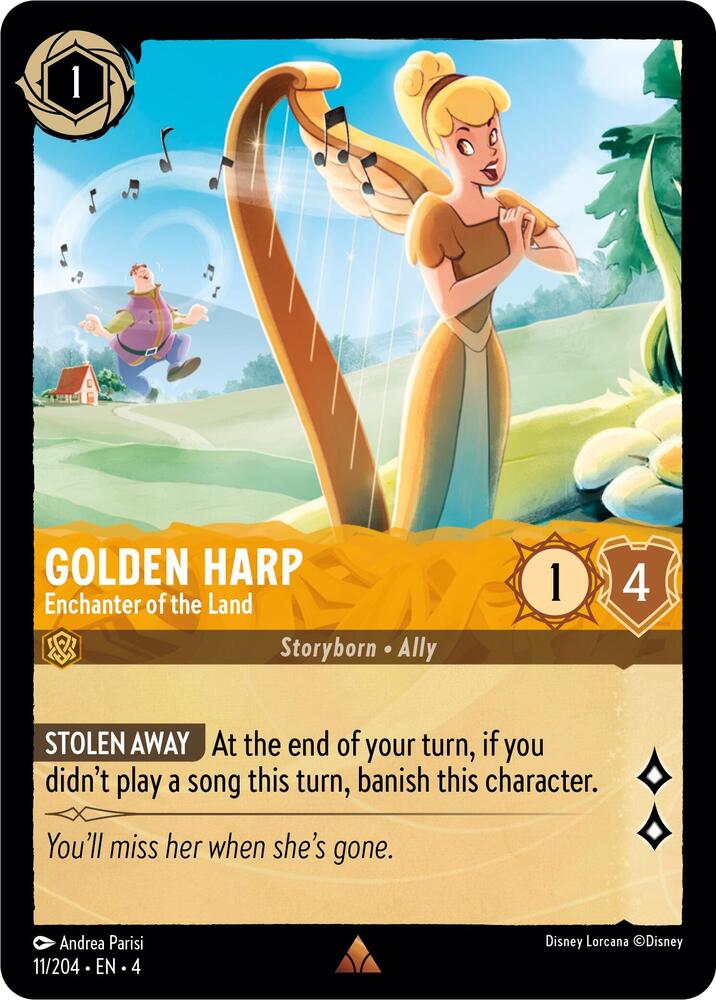 Golden Harp, Enchanter of the Land 11/204 (Ursula's Return)
