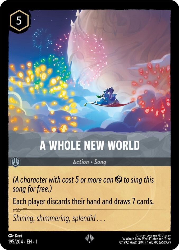 A Whole New World 195/204 (The First Chapter) - Cold Foil
