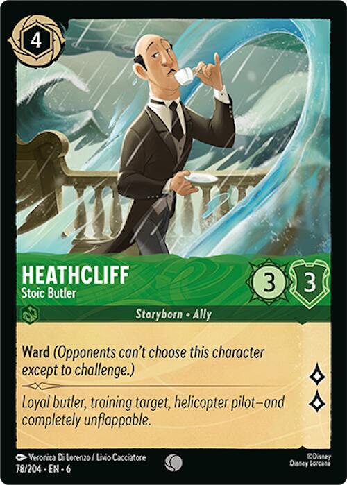 Heathcliff, Stoic Butler 78/204 (Azurite Sea)