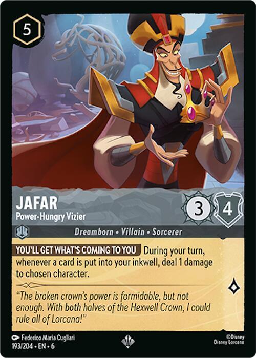 Jafar, Power Hungry Vizier 193/204 (Azurite Sea)