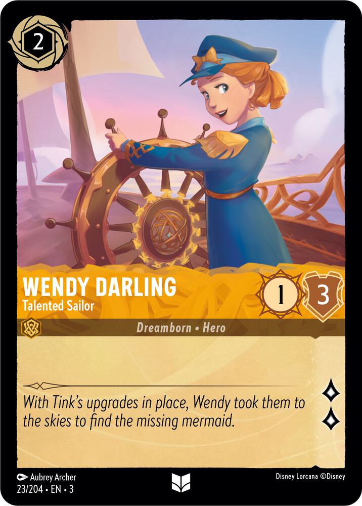Wendy Darling, Talented Sailor 23/204 (Into the Inklands) - Cold Foil