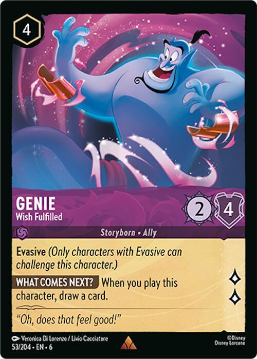 Genie, Wish Fulfilled 53/204 (Azurite Sea) - Cold Foil