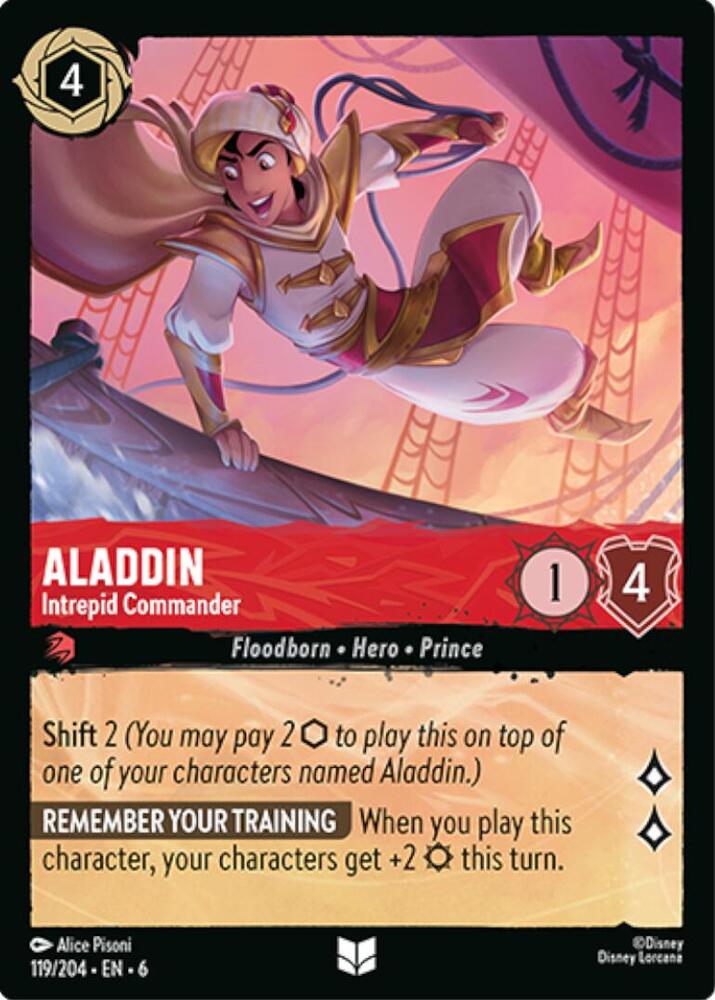 Aladdin, Intrepid Commander 119/204 (Azurite Sea)