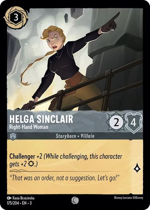 Helga Sinclair, Right Hand Woman 175/204 (Into the Inklands) - Cold Foil