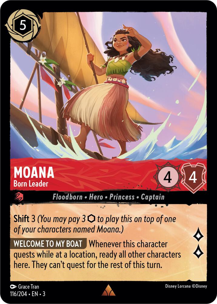 Moana, Born Leader 116/204 (Into the Inklands) - Cold Foil