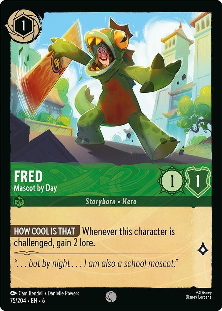 Fred, Mascot by Day 75/204 (Azurite Sea) - Cold Foil