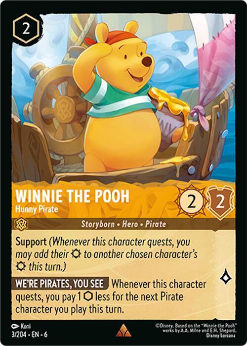 Winnie the Pooh, Hunny Pirate 3/204 (Azurite Sea)