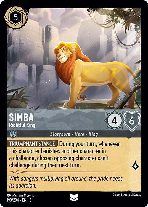 Simba, Rightful King 193/204 (Into the Inklands)