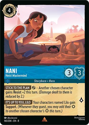 Nani, Heist Mastermind 165/204 (Reign of Jafar) - Cold Foil