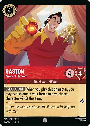 Gaston, Arrogant Showoff 129/204 (Reign of Jafar)