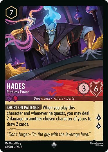 Hades, Ruthless Tyrant 48/204 (Reign of Jafar)