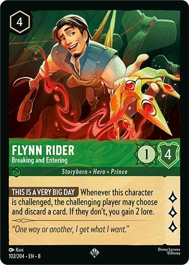 Flynn Rider, Breaking and Entering 102/204 (Reign of Jafar)