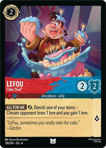 LeFou, Cake Thief 138/204 (Reign of Jafar)