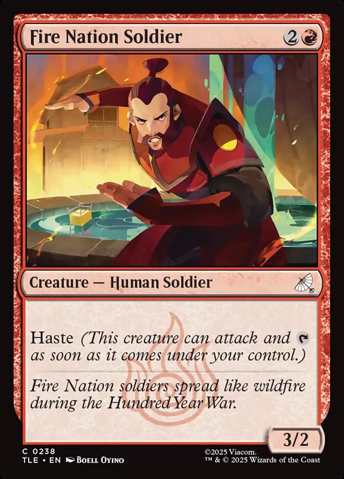 Fire Nation Soldier 238/317 (Avatar: The Last Airbender: Eternal-Legal) - Foil