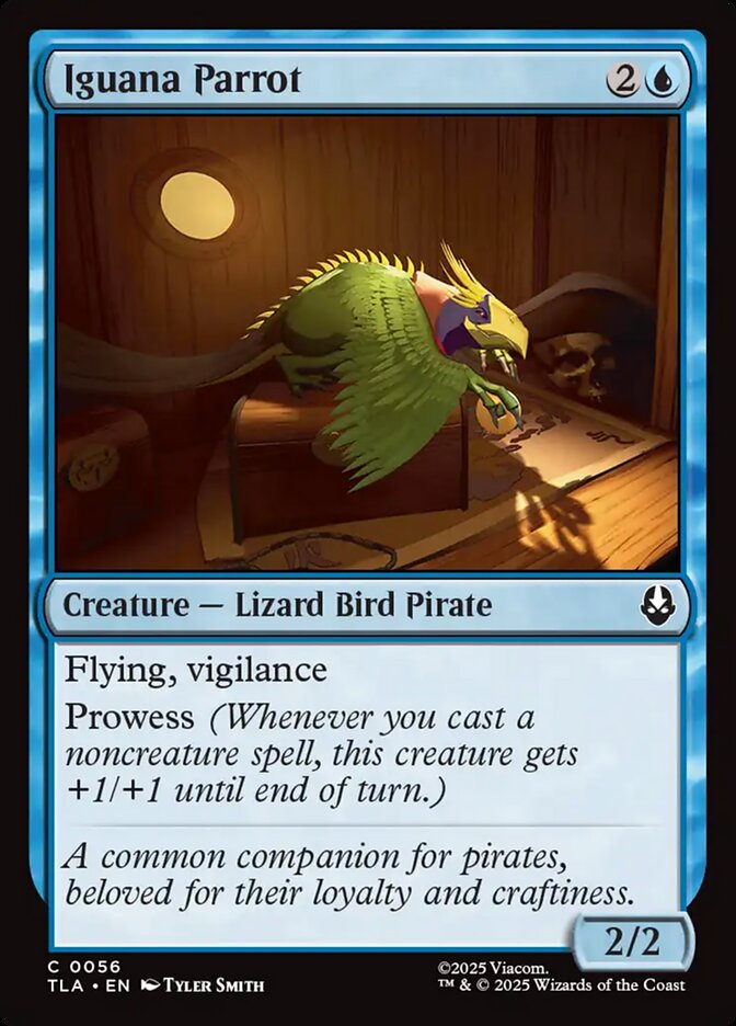 Iguana Parrot 56/286 (Avatar: The Last Airbender) - Foil