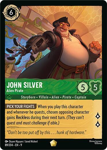 John Silver, Alien Pirate 89/204 (Fabled)