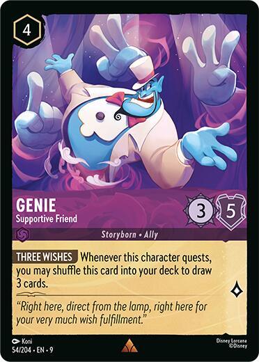 Genie, Supportive Friend 54/204 (Fabled)