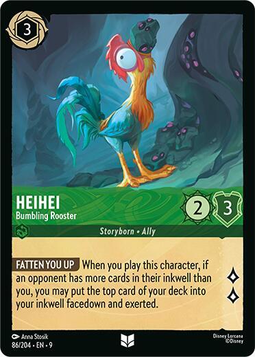 Heihei, Bumbling Rooster 86/204 (Fabled)