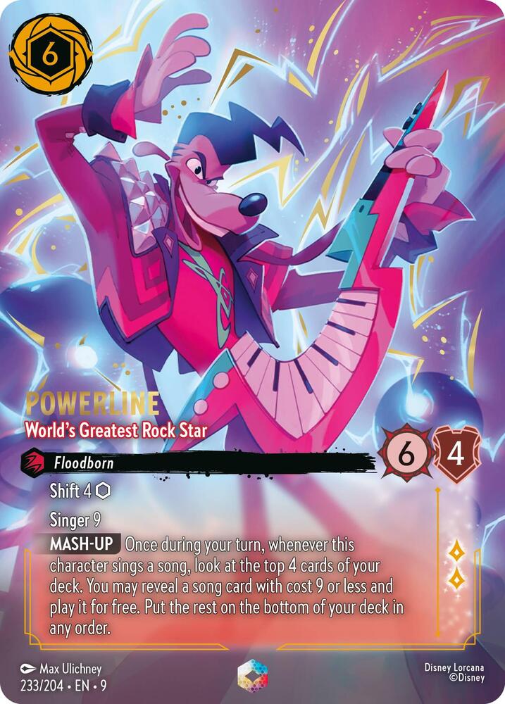 Powerline, World's Greatest Rock Star (Enchanted) 233/204 (Fabled) - Holofoil