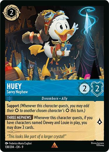 Huey, Savvy Nephew 138/204 (Fabled)