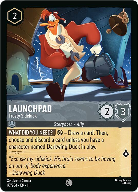 Launchpad, Trusty Sidekick 177/204 (Winterspell) - Cold Foil