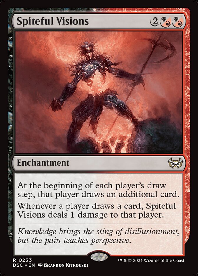 Spiteful Visions 233 (Commander: Duskmourn: House of Horror)