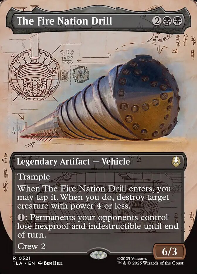 The Fire Nation Drill 321/286 (Avatar: The Last Airbender) - Borderless Foil