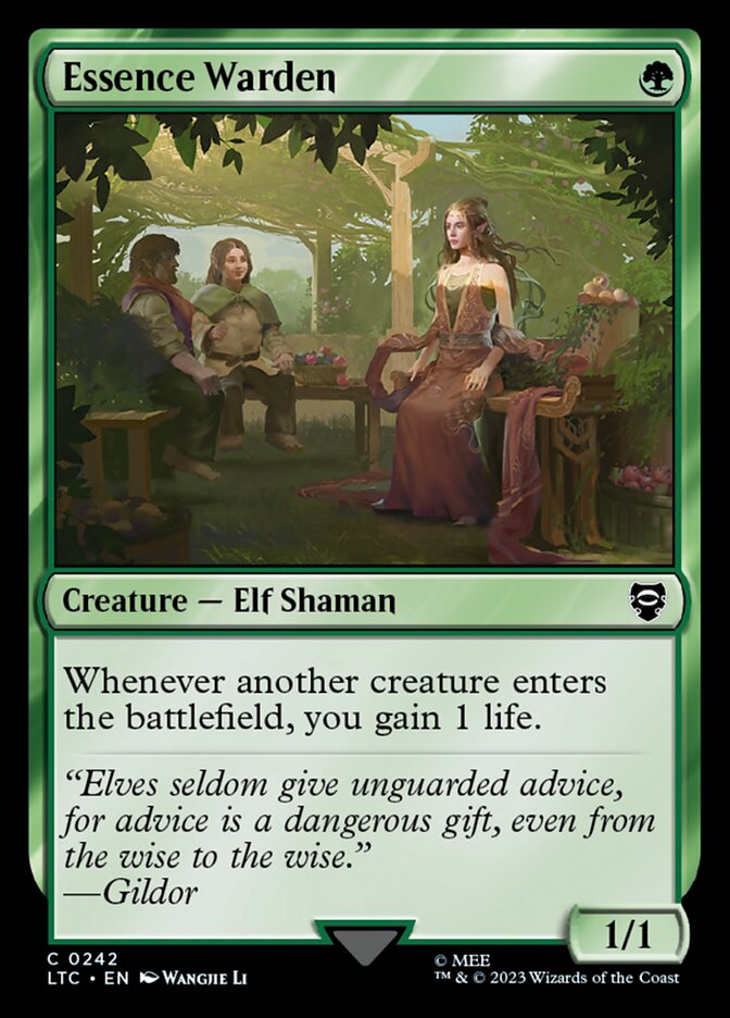 Essence Warden 242/347 (Commander: The Lord of the Rings: Tales of Middle-earth)
