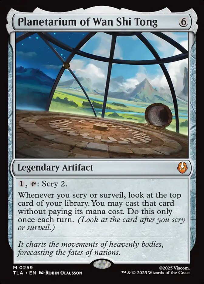 Planetarium of Wan Shi Tong 259/286 (Avatar: The Last Airbender) - Foil