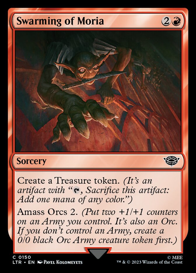 Swarming of Moria 150 (Universes Beyond: The Lord of the Rings: Tales of Middle-earth) - Foil