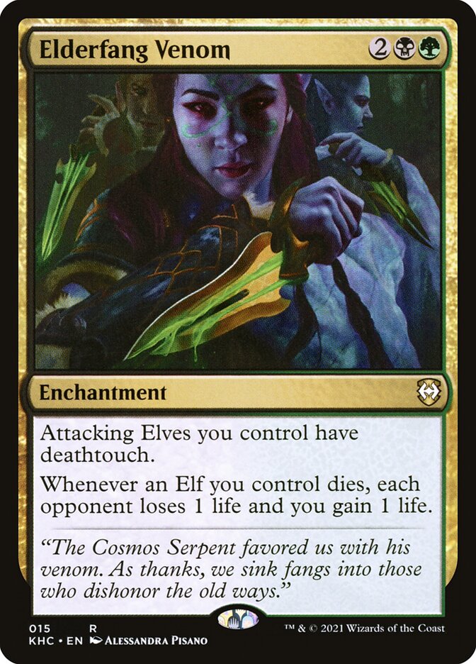 Elderfang Venom 15/1 (Commander: Kaldheim)