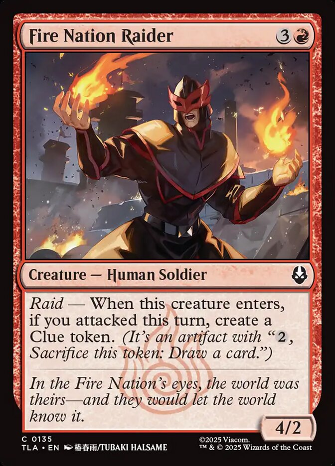 Fire Nation Raider 135 (Avatar: The Last Airbender) - Foil