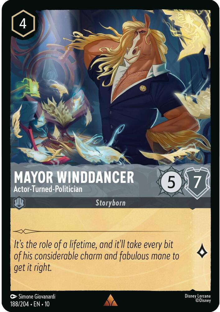 Mayor Winddancer, Actor Turned Politician 188/204 (Whispers in the Well)