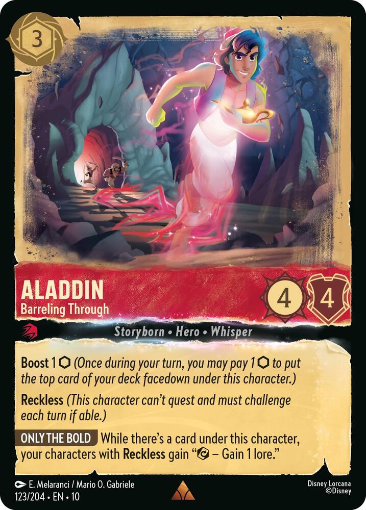 Aladdin, Barreling Through 123/204 (Whispers in the Well)