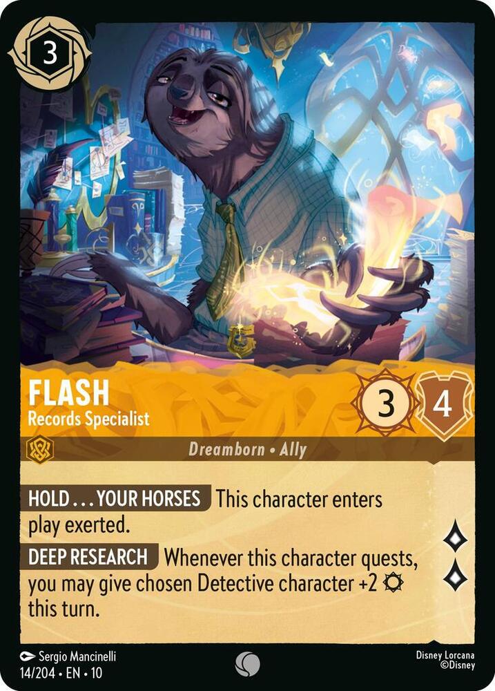 Flash, Records Specialist 14/204 (Whispers in the Well)