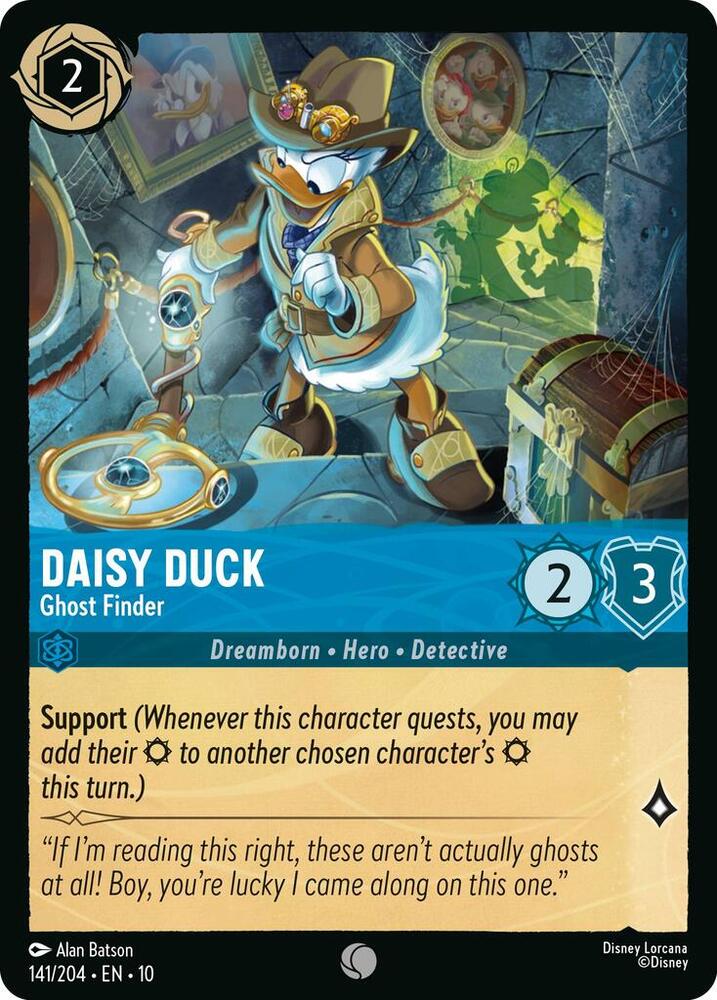 Daisy Duck, Ghost Finder 141/204 (Whispers in the Well) - Cold Foil