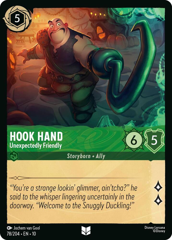 Hook Hand, Unexpectedly Friendly 78/204 (Whispers in the Well)