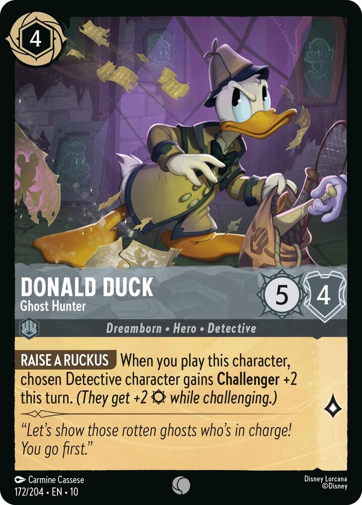 Donald Duck, Ghost Hunter 172/204 (Whispers in the Well)