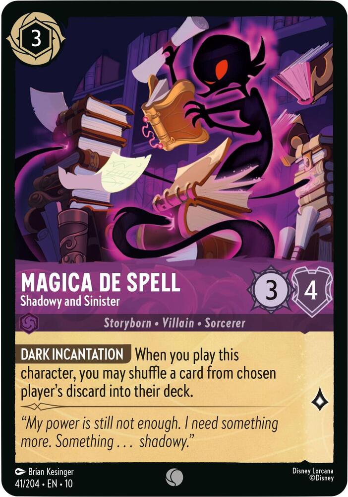 Magica De Spell, Shadowy and Sinister 41/204 (Whispers in the Well)