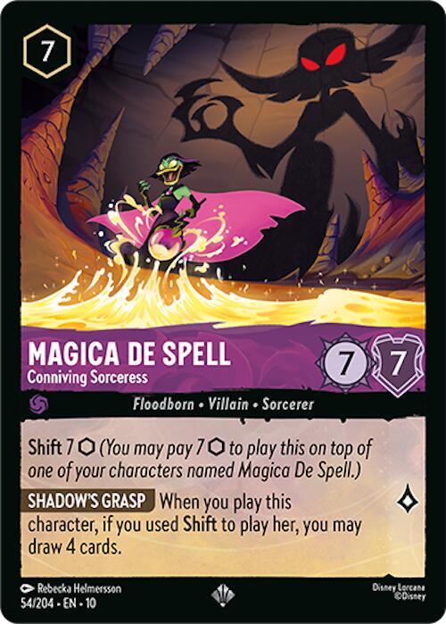 Magica De Spell, Conniving Sorceress 54/204 (Whispers in the Well)
