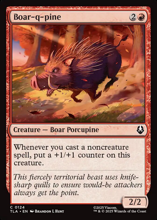 Boar-q-pine 124/286 (Avatar: The Last Airbender)