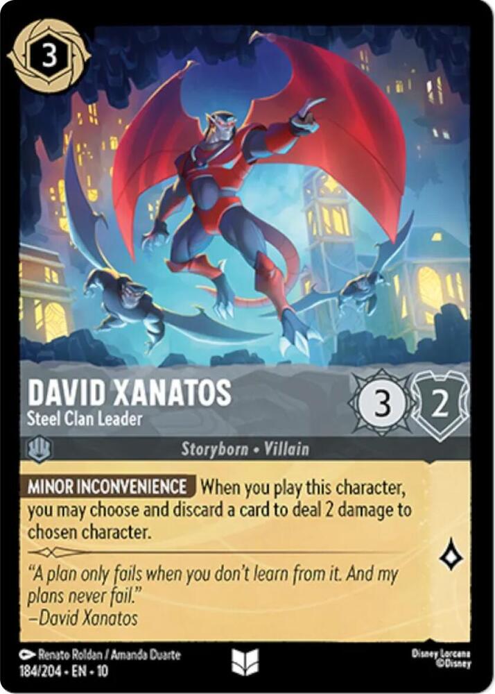 David Xanatos, Steel Clan Leader 184/204 (Whispers in the Well)