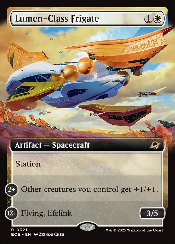 Lumen-Class Frigate 321/276 (Edge of Eternities) - Extended Art Foil