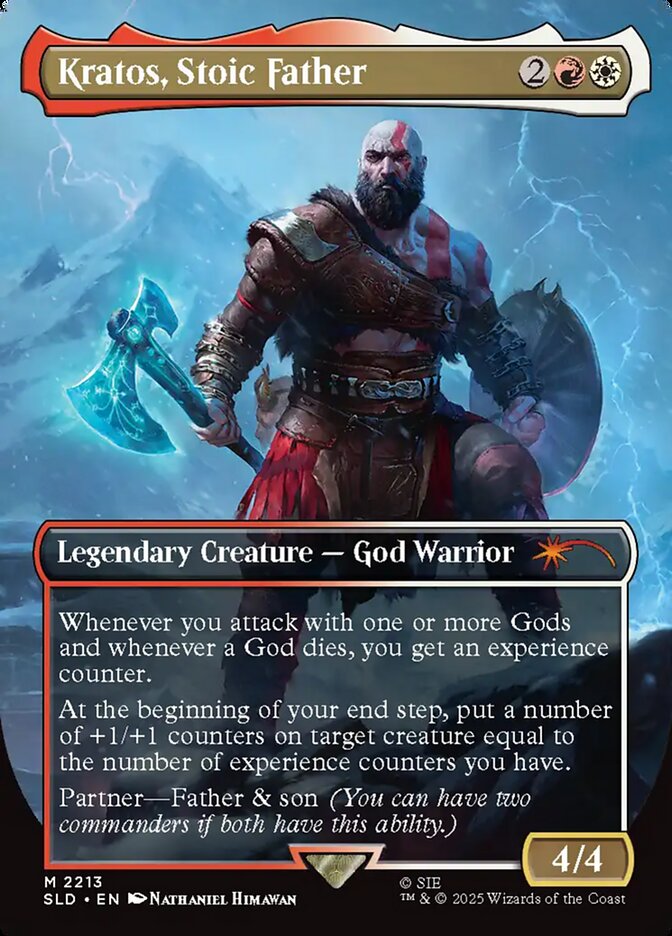 Kratos, Stoic Father 2213 (Secret Lair Drop Series) - Borderless