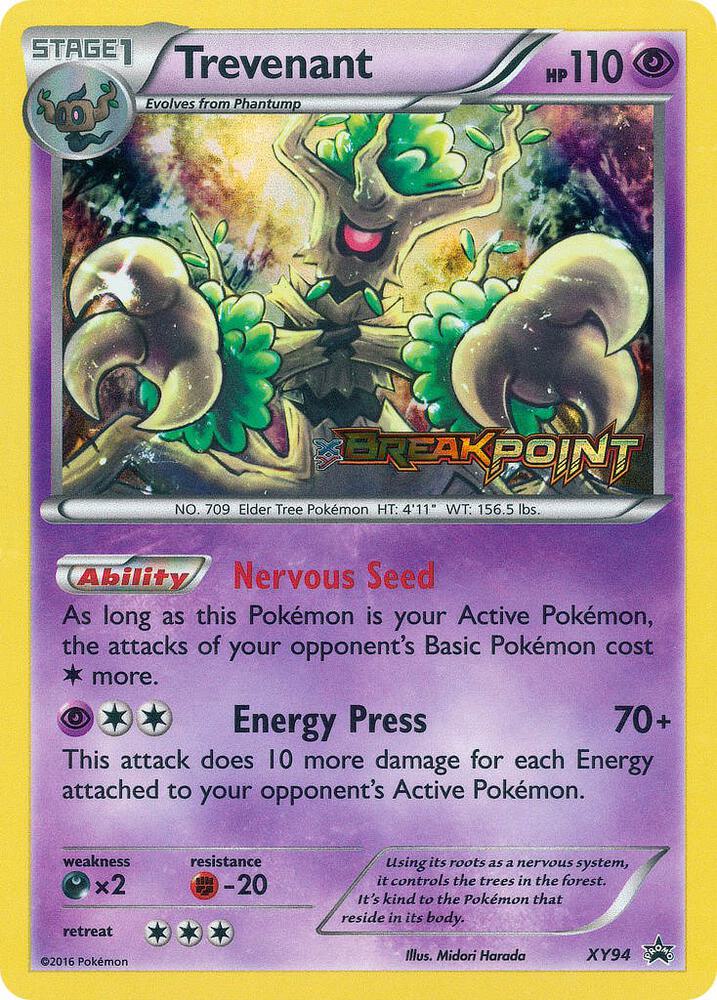 Trevenant Prerelease XY94 (XY Promos) - Holofoil