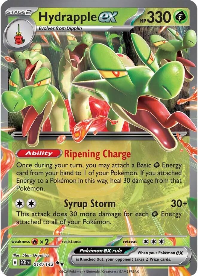 Hydrapple ex 014/142 (SV07: Stellar Crown) - Holofoil