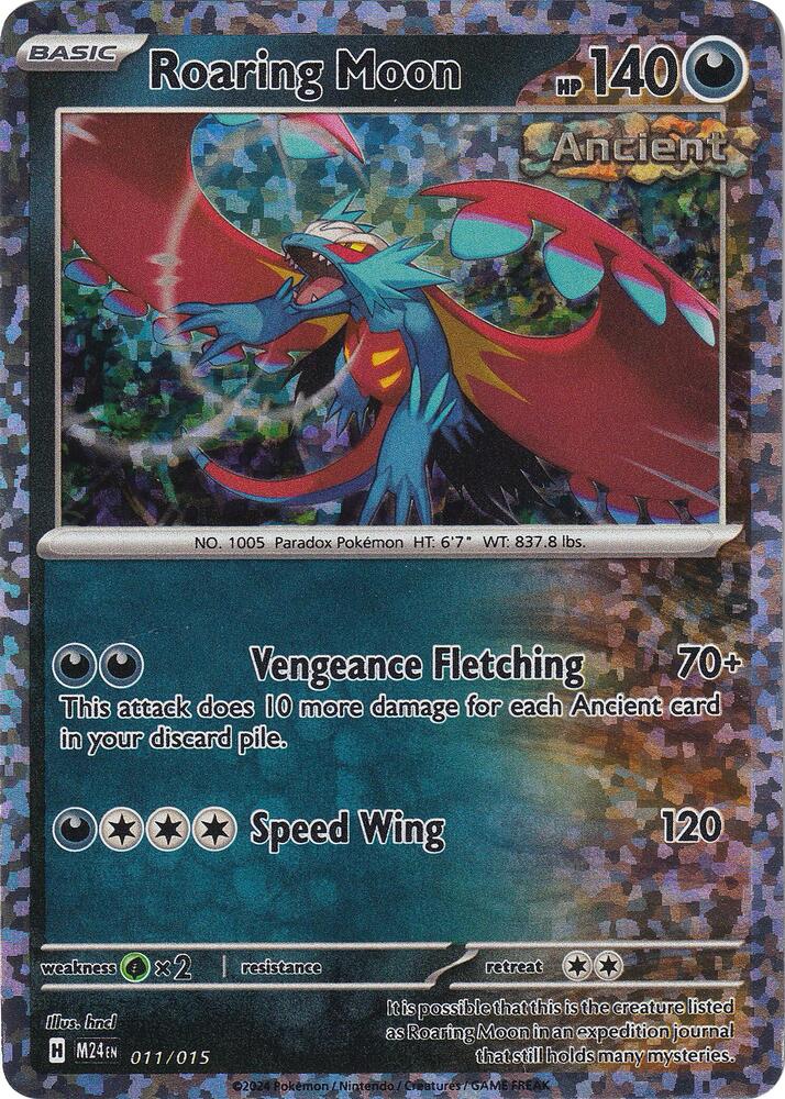Roaring Moon 011/015 (McDonald's Promos 2024) - Holofoil