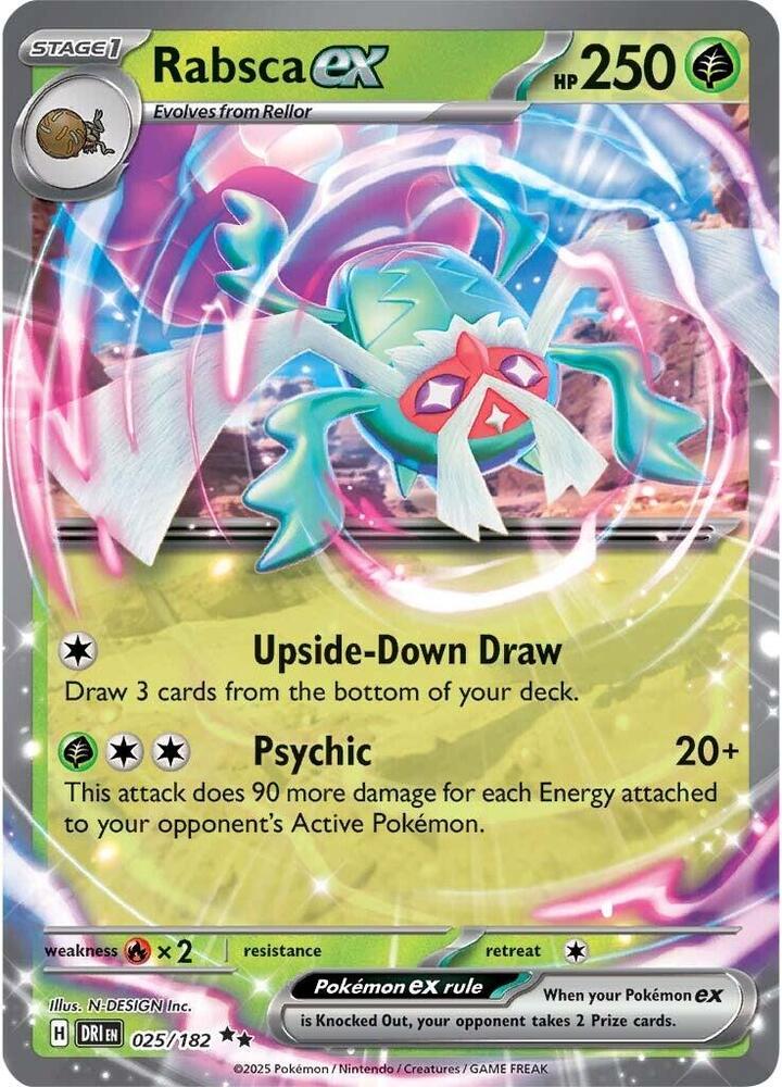 Rabsca ex 025/182 (SV10: Destined Rivals) - Holofoil
