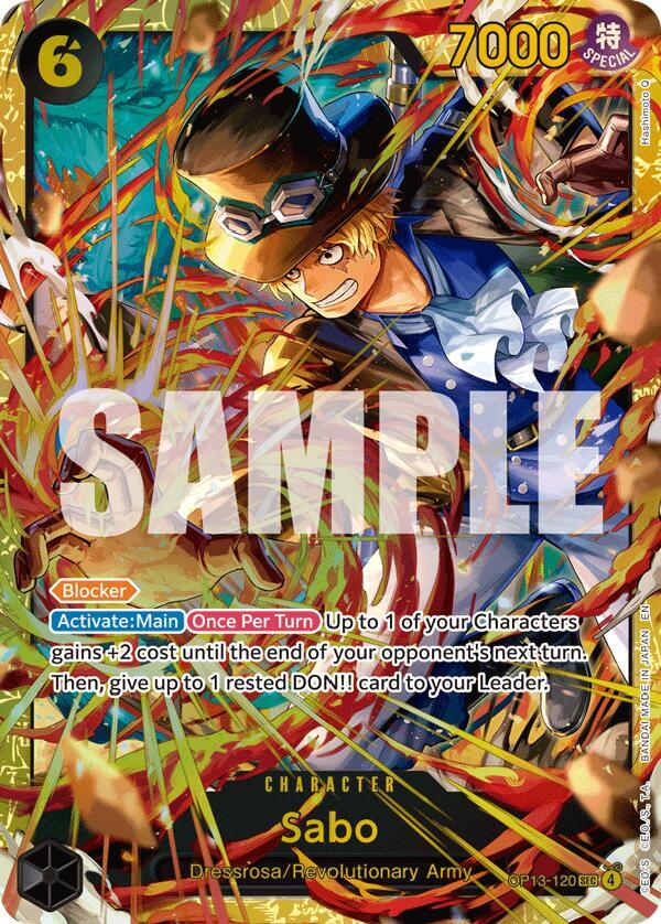 Sabo OP13-120 (Carrying On His Will) - Foil